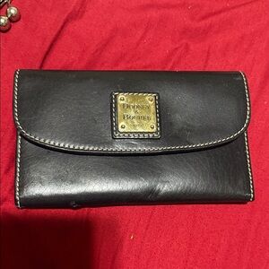 Dooney & Bourke Black Leather Clutch